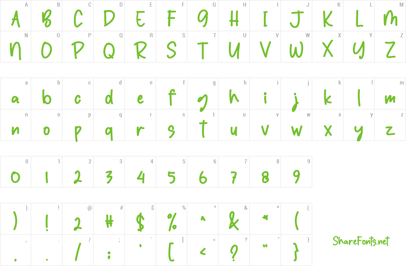 Font Small Beach preview